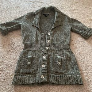 Army green sweater from